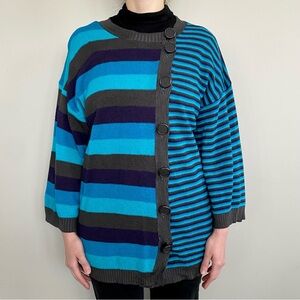 Missoni wool-blend striped knit cardigan sweater. 💙